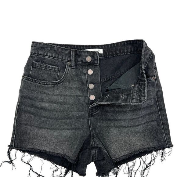 O'Neill Women's Washed Black Kellerman Denim Short - Picture 3 of 9